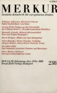 Heft-Cover Merkur Nr. 238