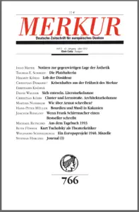 Heft-Cover Merkur Nr. 766