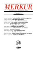Heft-Cover Merkur Nr. 530