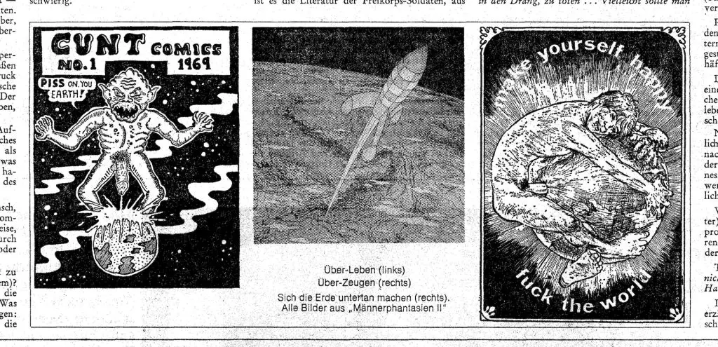 Bilder aus Theweleits "Männerphantasien"