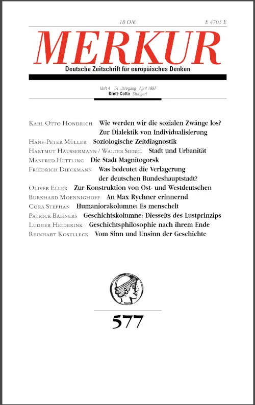 Heft-Cover Merkur Nr. 577