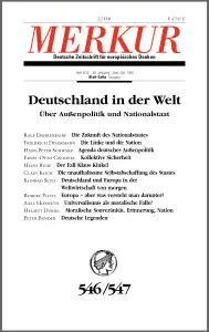 Heft-Cover Merkur Nr. 546